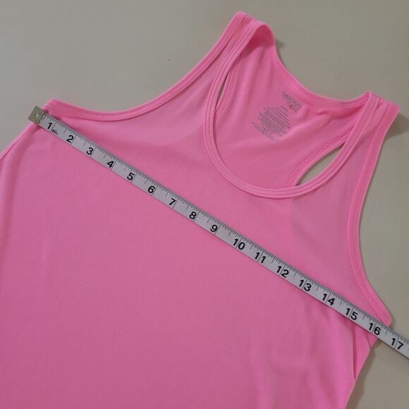 Danskin Women's Dri-More Pink Loose Fit Racerback Tank Top - Picture 4 of 13